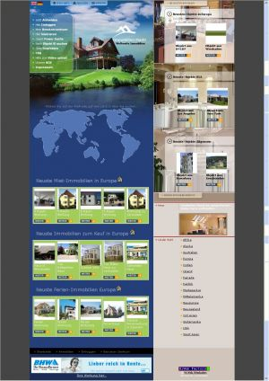 Internationale Immobilien V3.0 inkl. Werbekunden Management System,Geb�hren Funktion und Video Upload