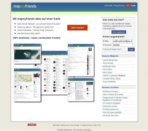 Map Your Friends Social Network Community
