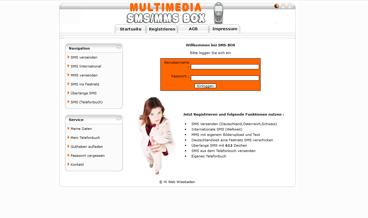 PHP Script Multimedia SMS/MMS System