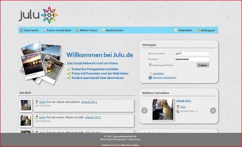 PHP Script Julu Social Network Foto Community System