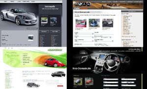 Profi Automobile und KFZ Script - 4 verschiedene Designs zur Auswahl